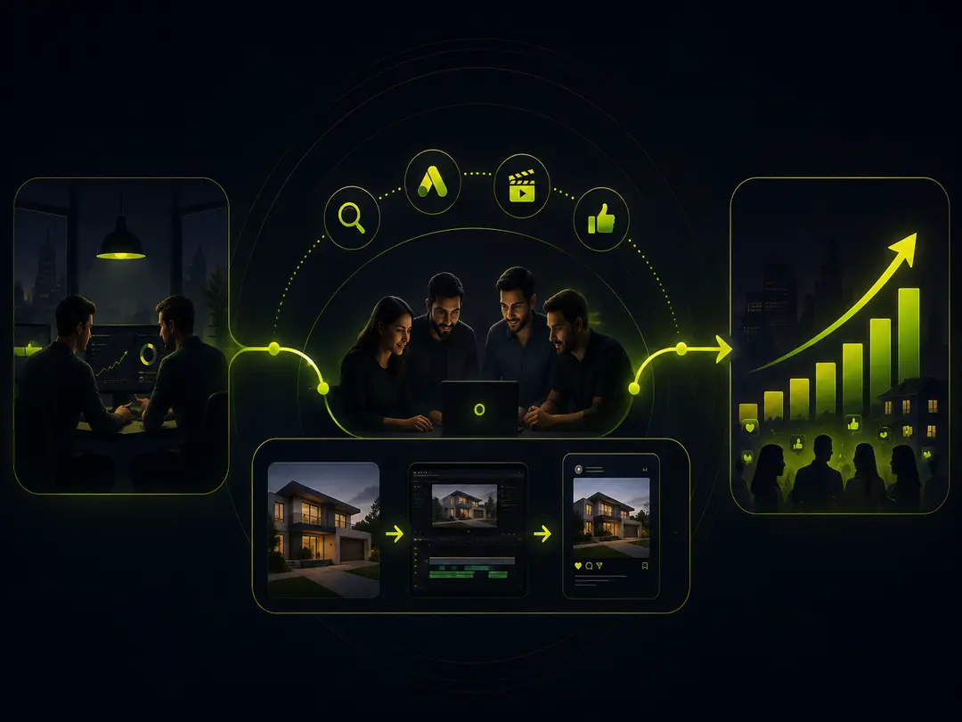 DotConnect Solution team and real estate marketing workflow